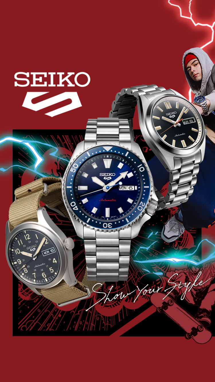 Seiko 5 Sports | Conheça as séries de relógios automáticos SKX, Field e SNXS